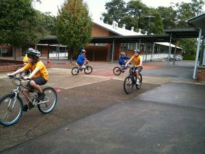 Kids on bikes